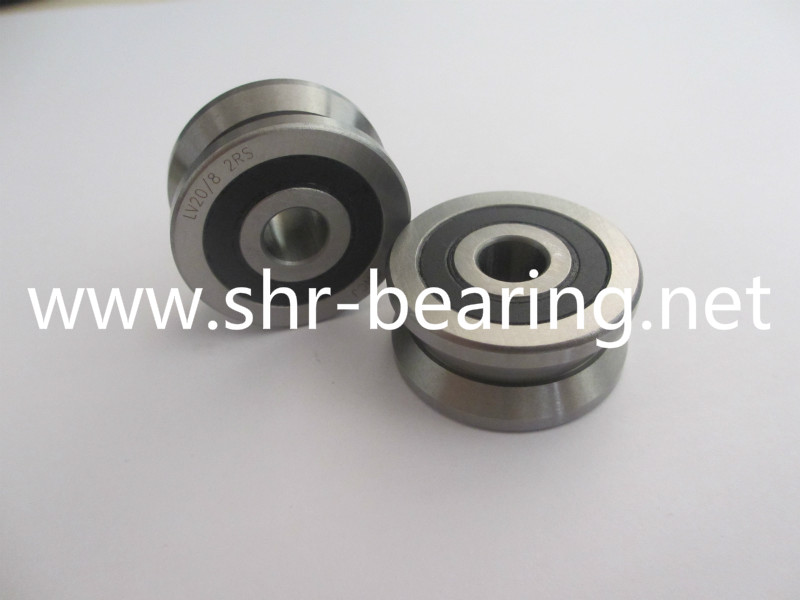 SYBR LV20/8-2RS V Groove Sealed Track Roller Bearings